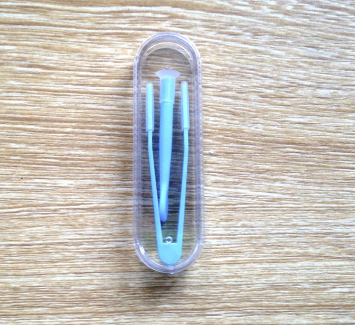 Goedkoopste Cabantis Lenzen Zuignap & Lenzen Pincet|Contactlenzen Zuignap voor Harde Lenzen|Lens Ploffertje|Siliconen|2 stuks in Handige Bewaarcase|Blauw