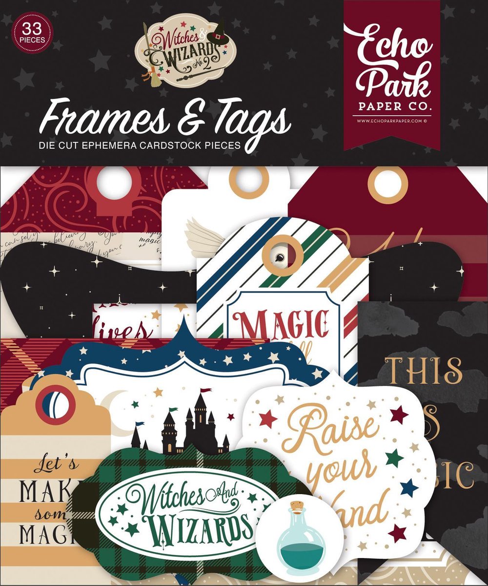 Echo Park - Witches & Wizards No.2 Frames & Tags (WIW247025)