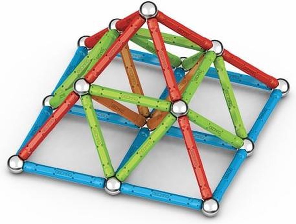 Geomag Super Color Recycled - Magnetisch Constructiespeelgoed met Panelen - 93-delig - Vanaf 3 jaar — afbeelding 2