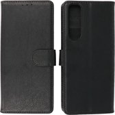 Sony Xperia 5 III Hoesje - Book Case Telefoonhoesje - Kaarthouder Portemonnee Hoesje - Wallet Case - Zwart