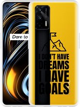 Realme GT Hoesje Goals are for Men - Designed by Cazy
