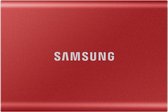 Bol.com Samsung Portable T7 - Externe SSD - 2TB - Rood aanbieding