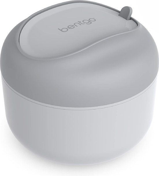 Bentgo Bowl Grey- Grijs - Lunch box salade - Yaourt - Fourchette et cuillère