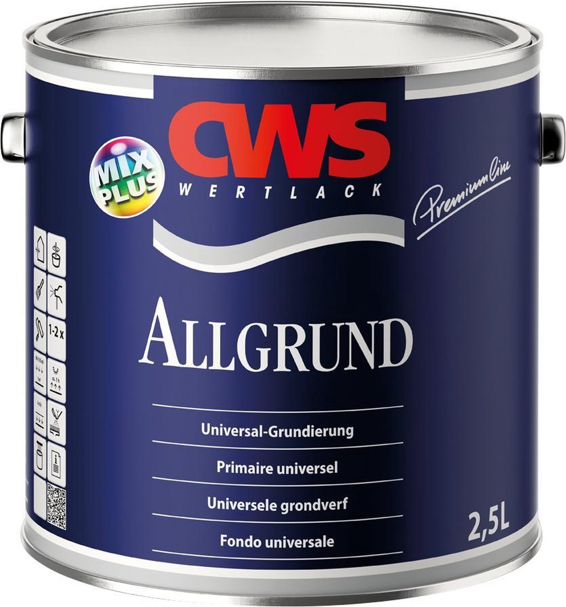 CWS WERTLACK Allgrund - 0,375L - RAL 8011 notenbruin