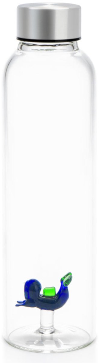 Balvi Karaf Scuba 0,5 Liter 23 X 6,5 Cm Glas Transparant/blauw