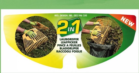 JOST Bladgrijper set, 2 in 1, geel kunststof van JOST — afbeelding 2