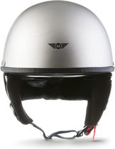 MOTO D23 braincap, Titan Grijs, open scooter, motor helm voor bv harley of honda, XXL, hoofdomtrek 63-64cm