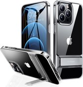 Torras iPhone 13 Pro Transparant Regelbare kickstand hoesje