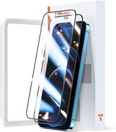 Torras geschikt voor iPhone 12 Pro Max Glas screenprotector met installatiekit