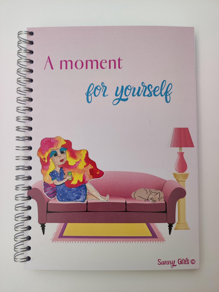 Sunny Girls Notitieboek A5 90gr 80 vel - A Moment For Yourself