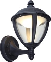 LUTEC Unite - LED 'wall up' wandlamp voor buiten - Zwart