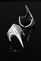 Khoshal Ring | Zilverkleurig | Fashion | Accessoire |  | Cadeau | 1-Delig |One Size |Metaal |