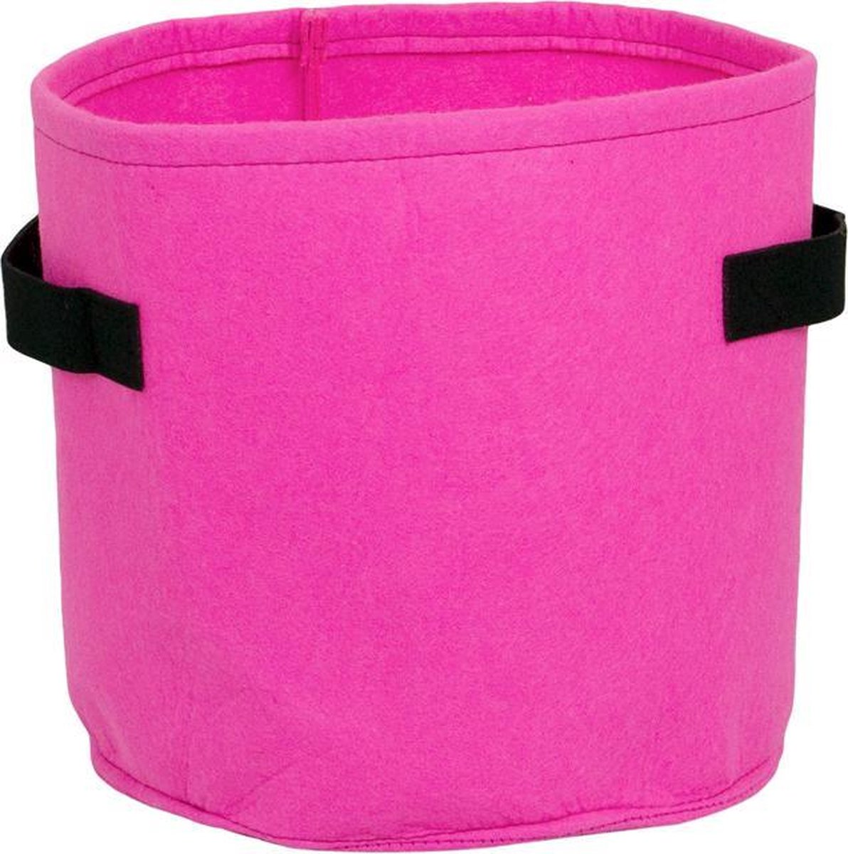 Furniteam Vilten Bloempot - Voor Binnen en Buiten - 11 Liter Inhoud - Kleur: Roze