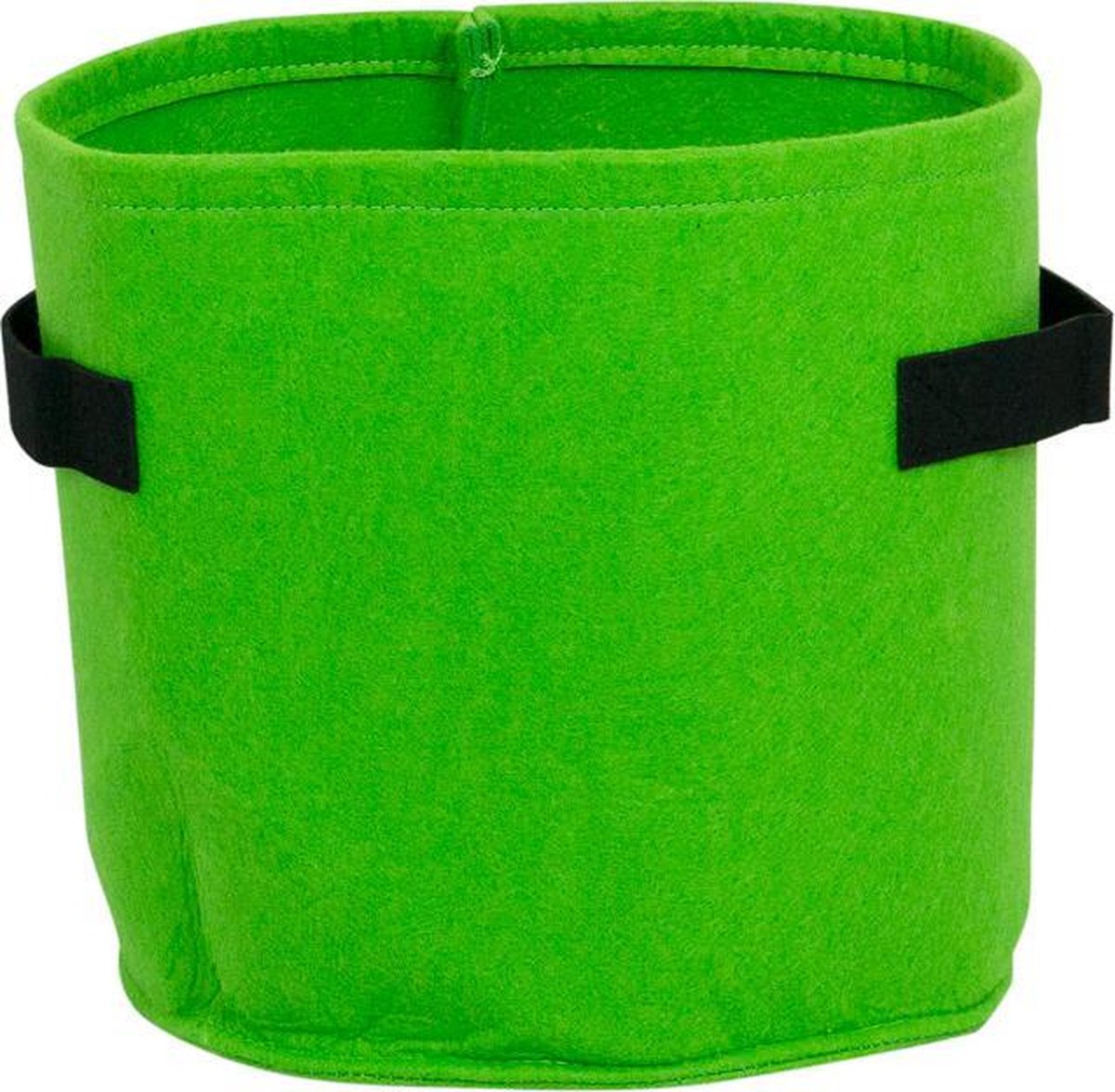 Furniteam Vilten Bloempot - Voor Binnen en Buiten - 11 Liter Inhoud - Kleur: Groen