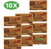 RAW  Single Wide Classic Rolls 5 meter - lange vloei - vloeipapier - rolling papers (smoking) - 10 stuks