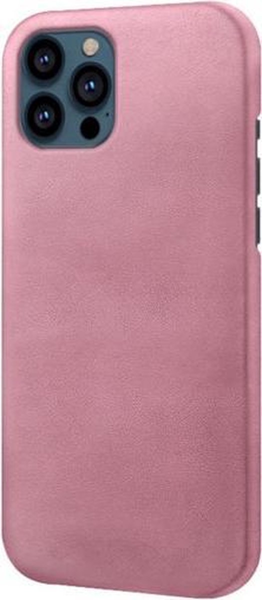 Casecentive Leren Back case - hoesje - cover - iPhone 13 Pro - rosé goud