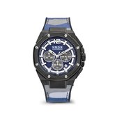 VNDX Amsterdam - Horloge voor mannen - Wise Man Camo Blauw