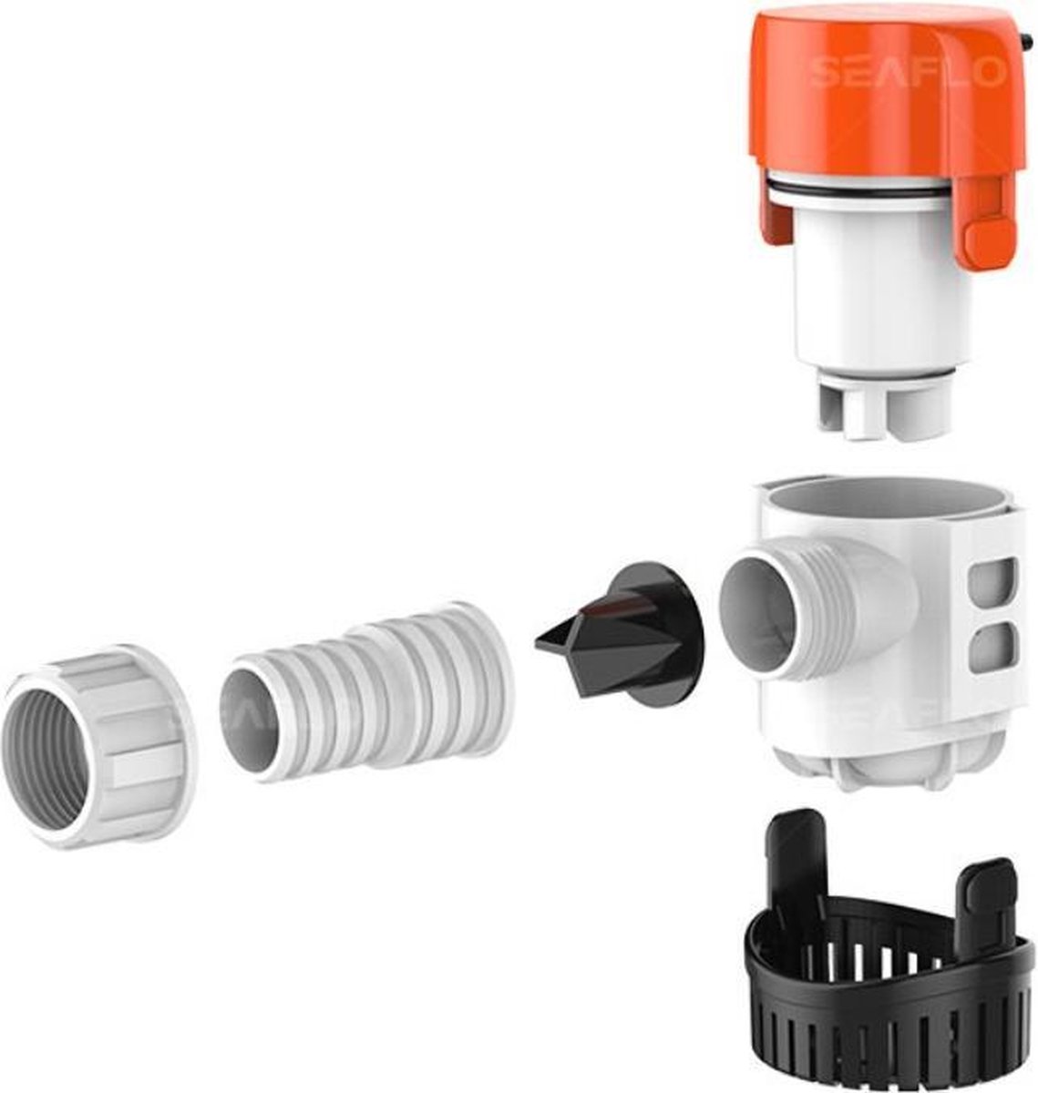 Seaflo Bilgepomp 12volt - Lenspomp - Waterpomp - 38 liter per minuut - 600GPH - voor slang 19mm