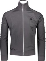 Fred Perry Jas Grijs Getailleerd - Maat XL - Heren - Herfst/Winter Collectie - Polyamid;elastaan
