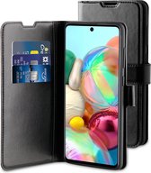 BeHello Samsung Galaxy A71 Hoesje - Gel Wallet Case Met Ruimte Voor 3 Pasjes Zwart