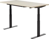 Zit sta bureau | 180 x 80 cm | Lindberg - Zwart | elektrisch