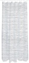 MyHome Douchegordijn 180 x 200 cm Zip Black Stripes