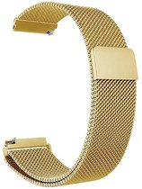 Horlogeband van RVS voor Garmin Vivomove Luxe / Style | 20 mm | Horloge Band - Horlogebandjes | Goud