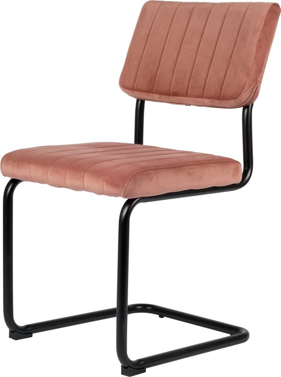 | Porto Eetkamerstoel Roos | Velours | Velvet design eetkamerstoelen