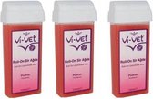 Vivet Powdered - Roll On Stripwax - Set van 3 - 100 ml