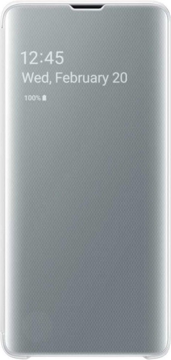 Samsung clear view cover - wit - voor Samsung Galaxy S10