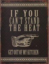 Vintage bord 25x33 cm Get Out Of My Kitchen