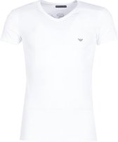 Emporio Armani t-shirt v-hals stretch cotton wit
