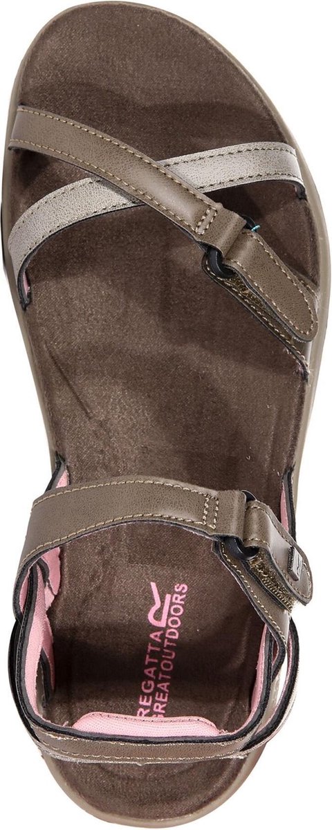 Schoenen voor voor Platte schoenen voor Bespaar 25% Regatta Leer Lady Santa  Cryz Verstelbare En Lichtgewichte Sandalen Met Bandjes En Schokabsorberende  Eva-zool in het Metallic Dames Schoenen voor voor Platte schoenen voor