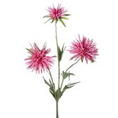 Viv! Home Luxuries Chrysant Spinnekop - zijden bloem - roze - topkwalteit