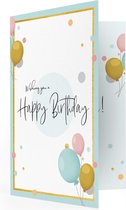LocoMix - Muziekkaart voor verjaardag - Verjaardagskaart - Muziekwenskaart met eigen geluid - Verjaardag - Happy birthday