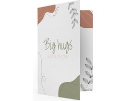 THNX - Kaart met geluid - Zomaar - Muziekkaart - Muziekwenskaart - Verjaardagskaart  - Hugs and Love