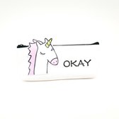 Etui Canvas Tekenetui Unicorn Okey