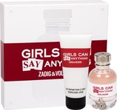 Zadig & Voltaire Girls Can Say Anything Giftset - 50 ml Eau de Parfum spray + 100 ml Bodylotion - Geurengeschenkset