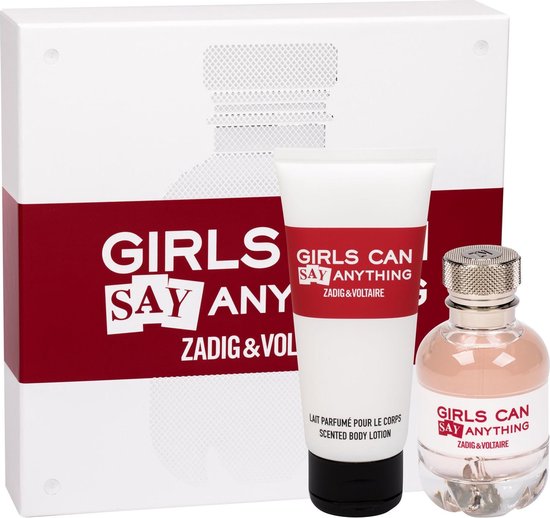 Zadig & Voltaire Girls Can Say Anything Giftset - 50 ml Eau de Parfum spray  + 100 ml... | bol.com