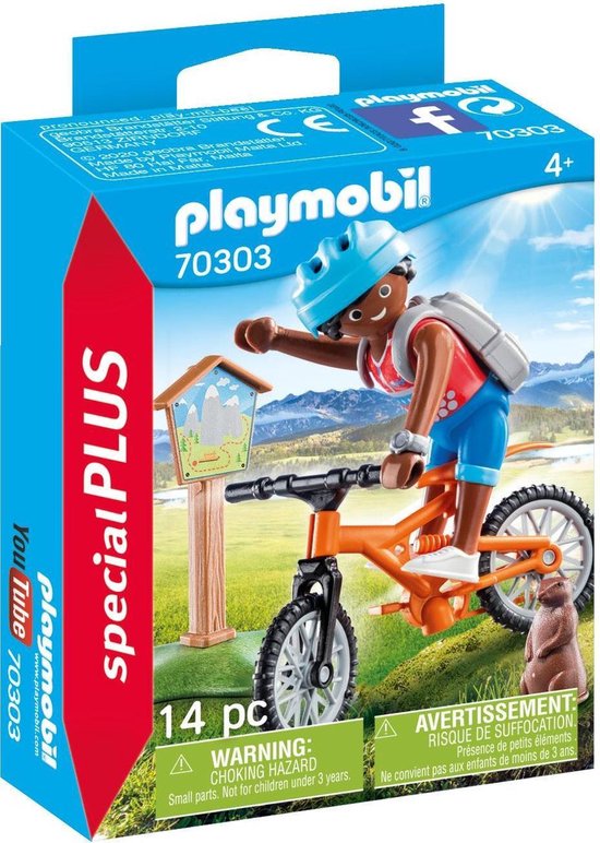 PLAYMOBIL Special Plus Mountainbiker - 70303