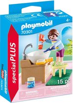 PLAYMOBIL - 70301 - Kind met wastafel