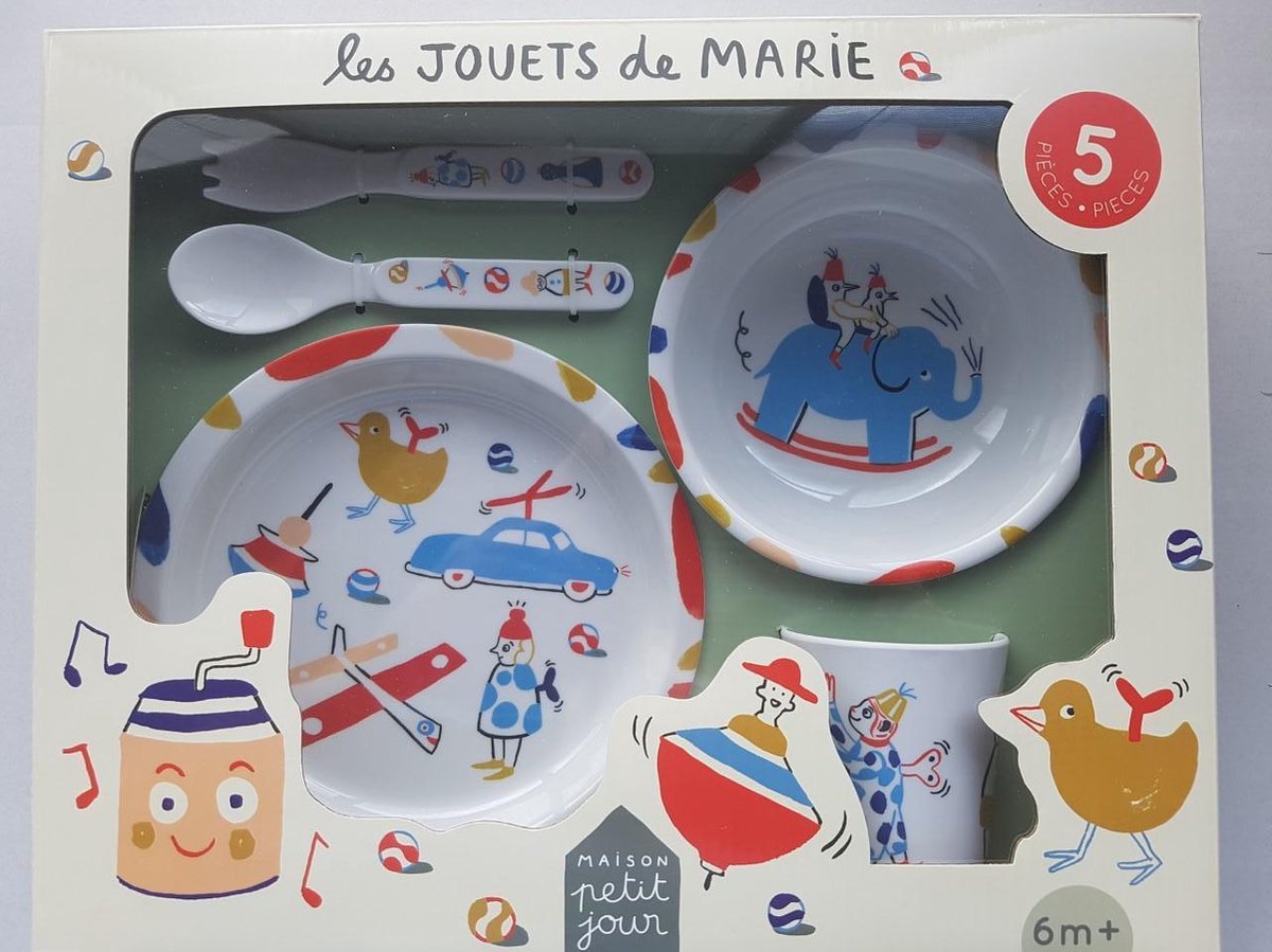 Kinderservies 5 dlg Les Jouets de Marie