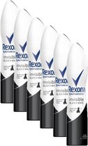 Bol.com Rexona Invisible Black & White Diamond XL Deodorant Spray - 6 x 250 ml aanbieding