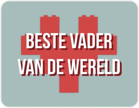 Muismat: BESTE VADER VAN DE WERELD - Vaderdag cadeau | bol.com