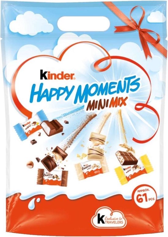Rød dato Skinnende malt Kinder Happy Moments Mini Mix Pouch 338g | bol.com
