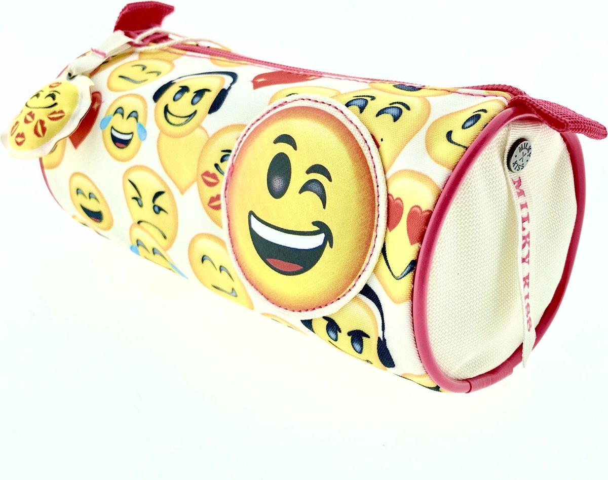 Milky Kiss Smiley Schooletui emoticons