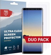 Rosso Screen Protector Ultra Clear Duo Pack Geschikt voor Samsung Galaxy Note 8 | Folie | 2 Stuks