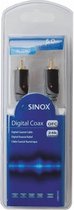 Sinox 5.0m RCA - RCA M/M audio kabel 5 m Grijs