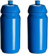 2 x Bouteille d'eau Tacx Shiva - 500 ml - Bleu - Bouteille à boire