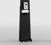 Desinfectie zuil met dispenser zwart